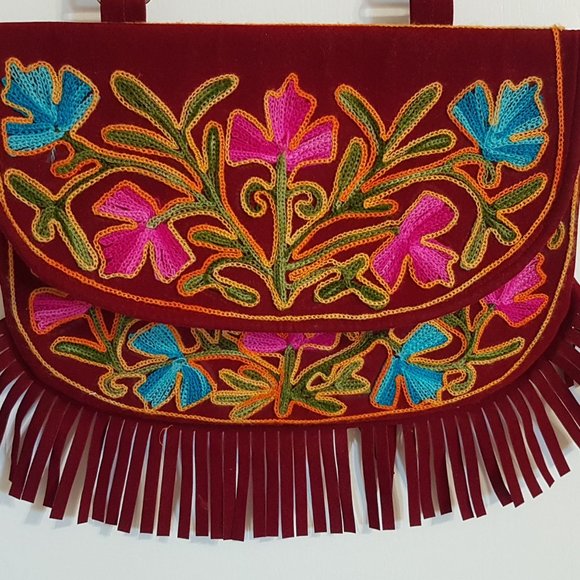 Handbags - Embroidered Handbag